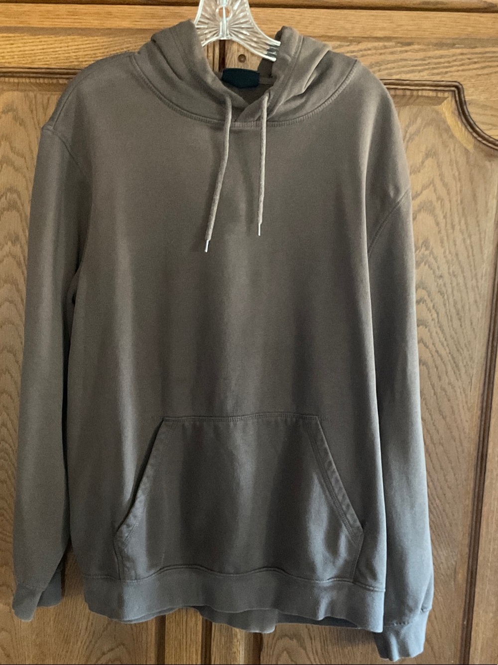 H&M Men's Hooded Sweatshirt - Taupe Brown